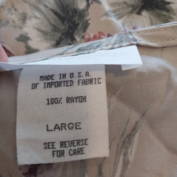 Vtg Susan Burrowes Size Large 90s Country Springtime Floral Cottagecore Dress - Picture 14 of 16